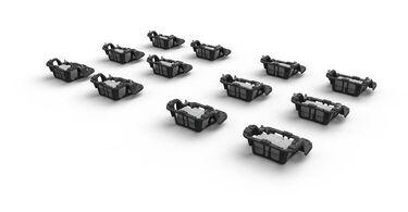 FastRacks with ballast and clamps